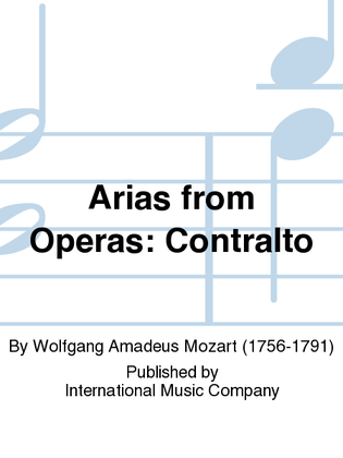 Book cover for Contralto. 7 Arias