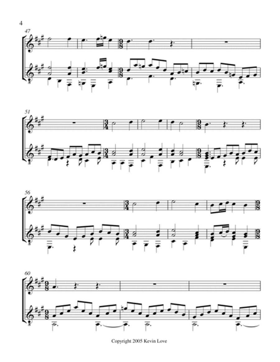 Jesu, Joy of Man's Desiring (Flute and Guitar) - Score and Parts image number null