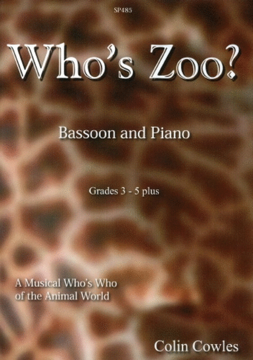 Cowles - Whos Zoo? Bassoon/Piano