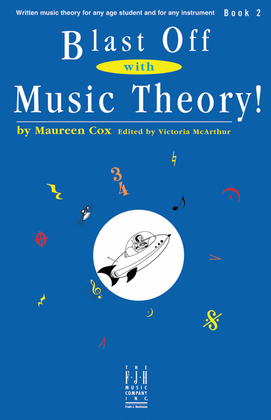 Book cover for Blast Off with Music Theory! Book 2