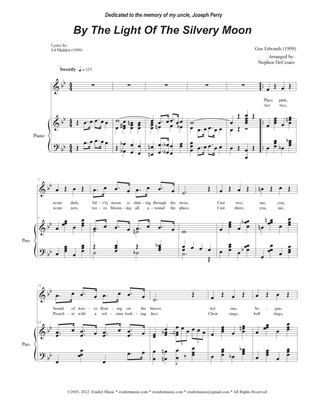 By The Light Of The Silvery Moon (Unison choir - Medium Key)