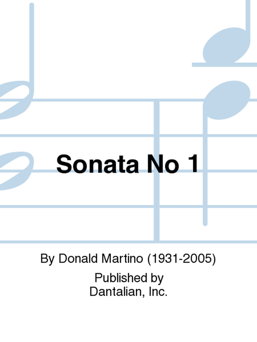 Sonata No 1