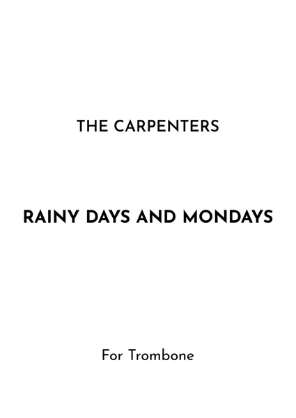 Rainy Days & Mondays (Carpenters Cover)