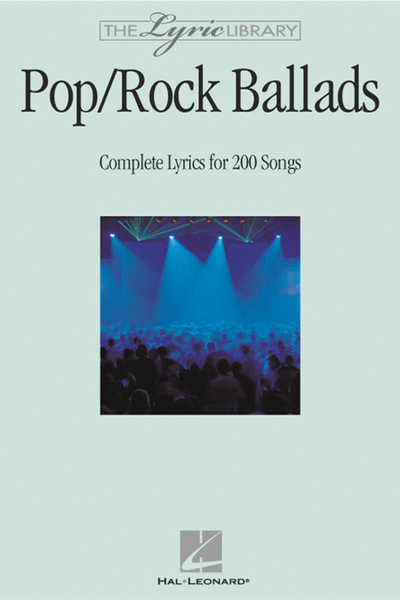 The Lyric Library: Pop/Rock Ballads