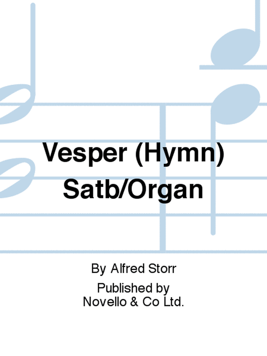 Vesper (Hymn) Satb/Organ