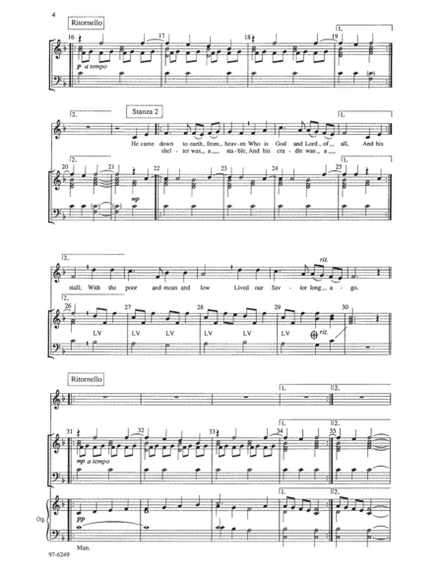 Once in Royal David's City (Full Score / Organ)