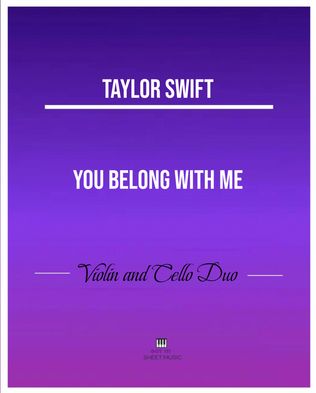 Book cover for You Belong With Me