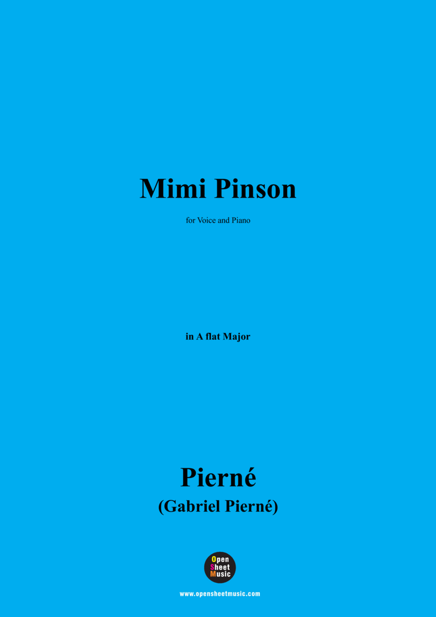 G. Pierné-Mimi Pinson,in A flat Major