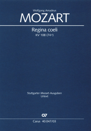 Book cover for Regina coeli in C major