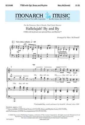 Book cover for Hallelujah! By and By