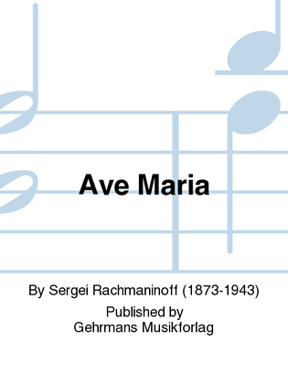 Book cover for Ave Maria