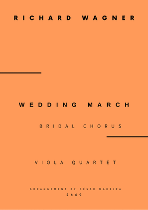 Wedding March (Bridal Chorus) - Viola Quartet (Full Score and Parts)