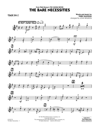 Book cover for The Bare Necessities (from The Jungle Book) - Tenor Sax 2