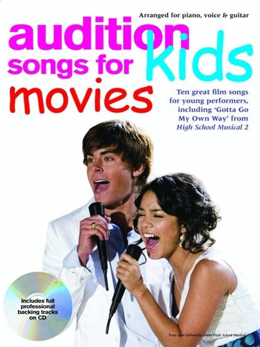 Audition Songs For Kids Movies Book/CD