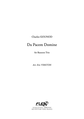 Book cover for Da Pacem Domine