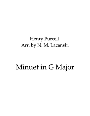 Book cover for Minuet in G Major