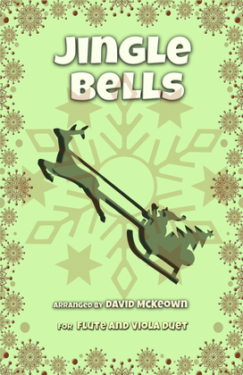 Book cover for Jingle Bells, Jazz Style, for Flute and Viola Duet