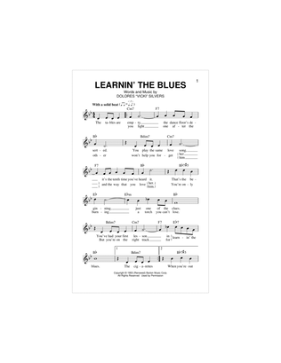 Book cover for Learnin' The Blues