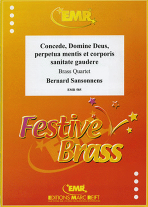 Book cover for Concede, Domine Deus, perpetua mentis et corporis sanitate gaudere