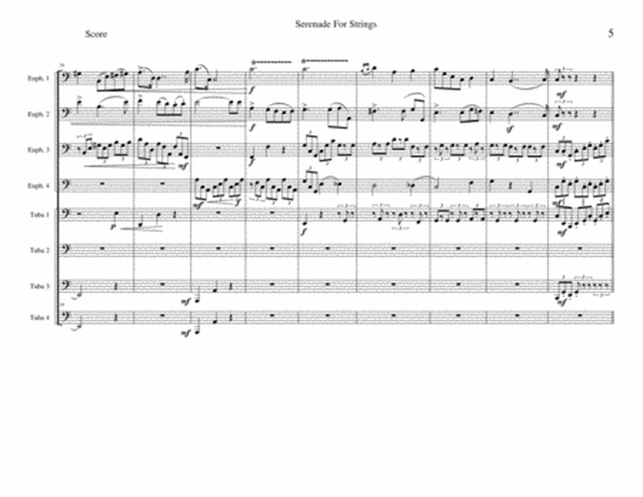 Elegie (Mvt. III) from Serenade For Strings image number null