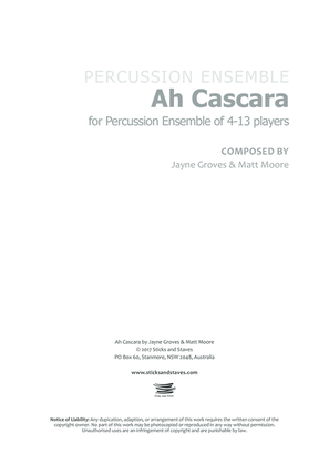 Book cover for Ah Cascara