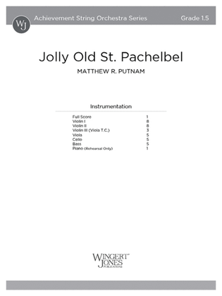 Book cover for Jolly Old St. Pachelbel