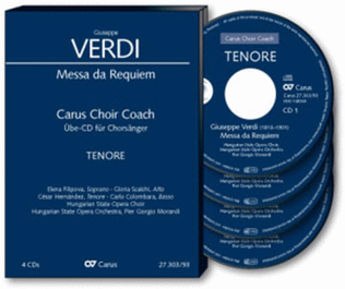 Book cover for Requiem. Carus Choir Coach
