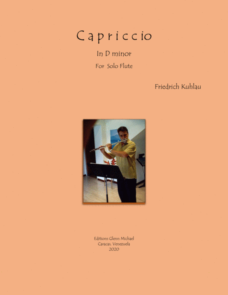 Kuhlau Capriccio in d minor for Solo Flute image number null