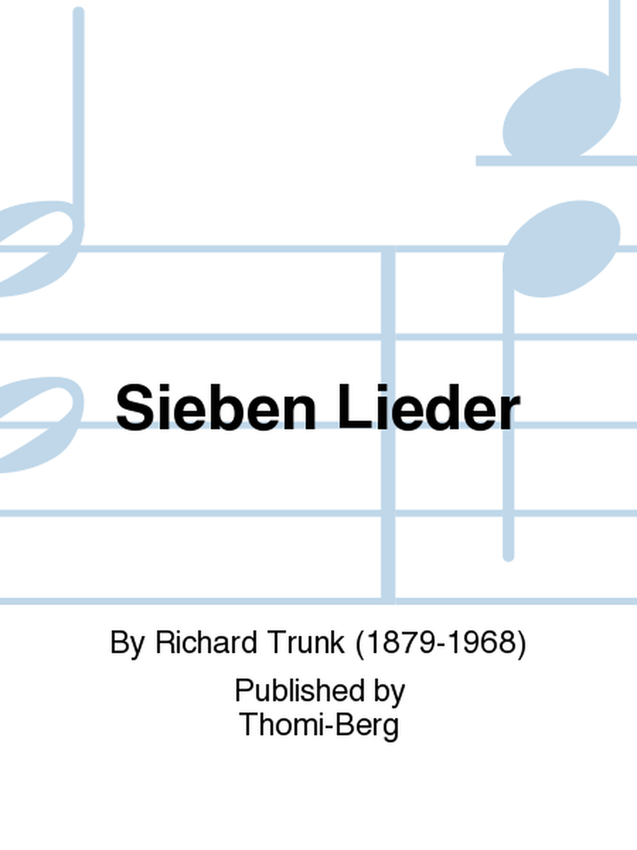 Sieben Lieder