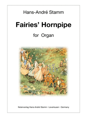 Book cover for Fairies’ Hornpipe for organ