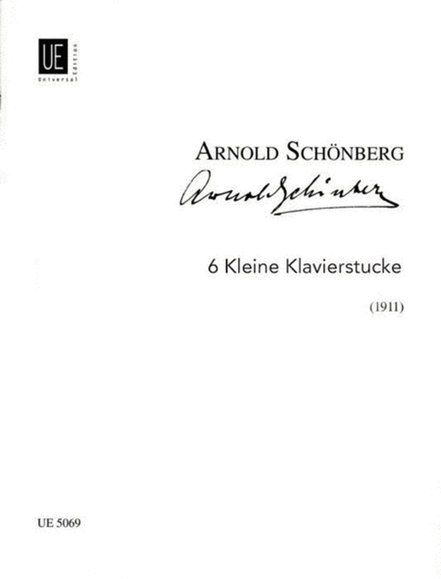 Schoenberg - 6 Little Pieces Op 19 Piano