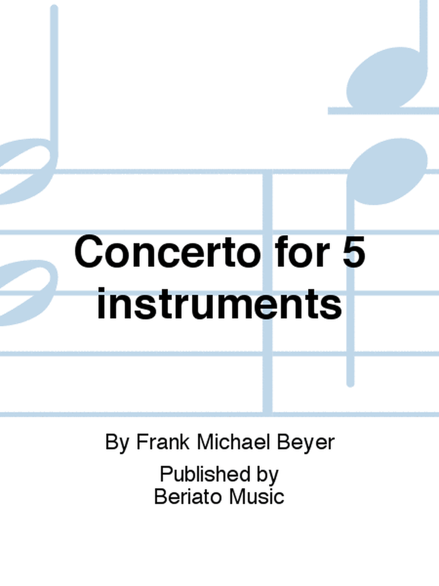 Concerto for 5 instruments