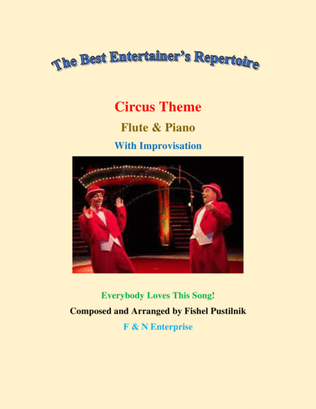 Book cover for "Circus Theme" With Improvisation for Flute and Piano-Video
