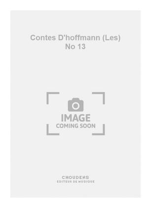 Book cover for Contes D'hoffmann (Les) No 13