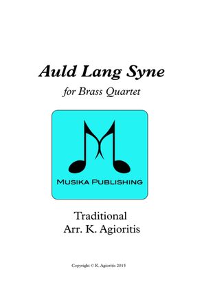 Book cover for Auld Lang Syne - Brass Quartet