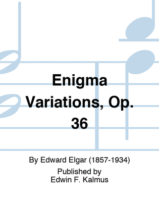 Book cover for Enigma Variations, Op. 36