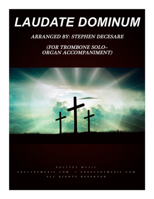 Book cover for Laudate Dominum (for Trombone Solo - Organ Accompaniment)