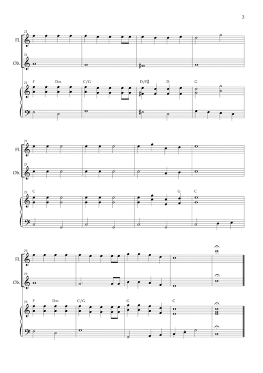 Jingle bells (Flute and Oboe) Chords image number null
