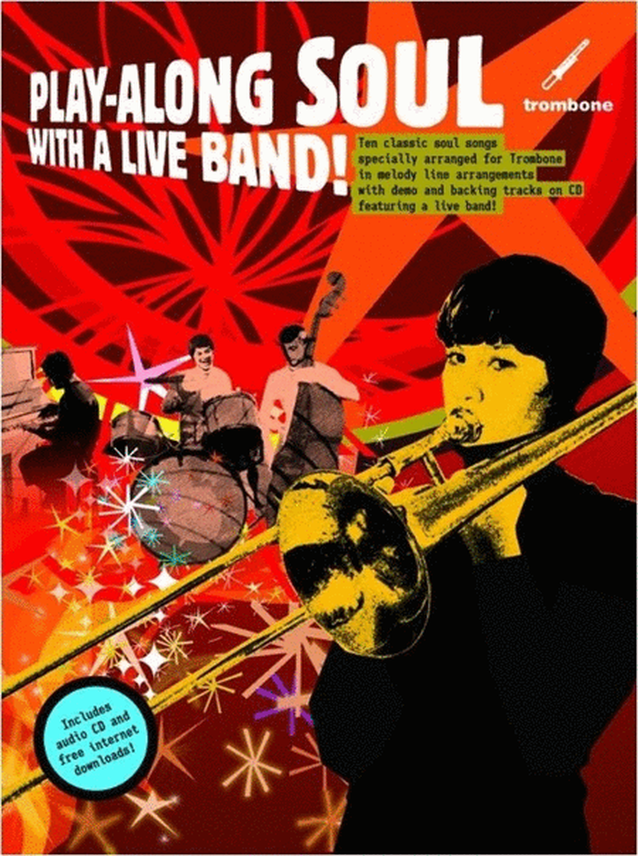 Play-Along Soul With A Live Band! Trombone Book/CD