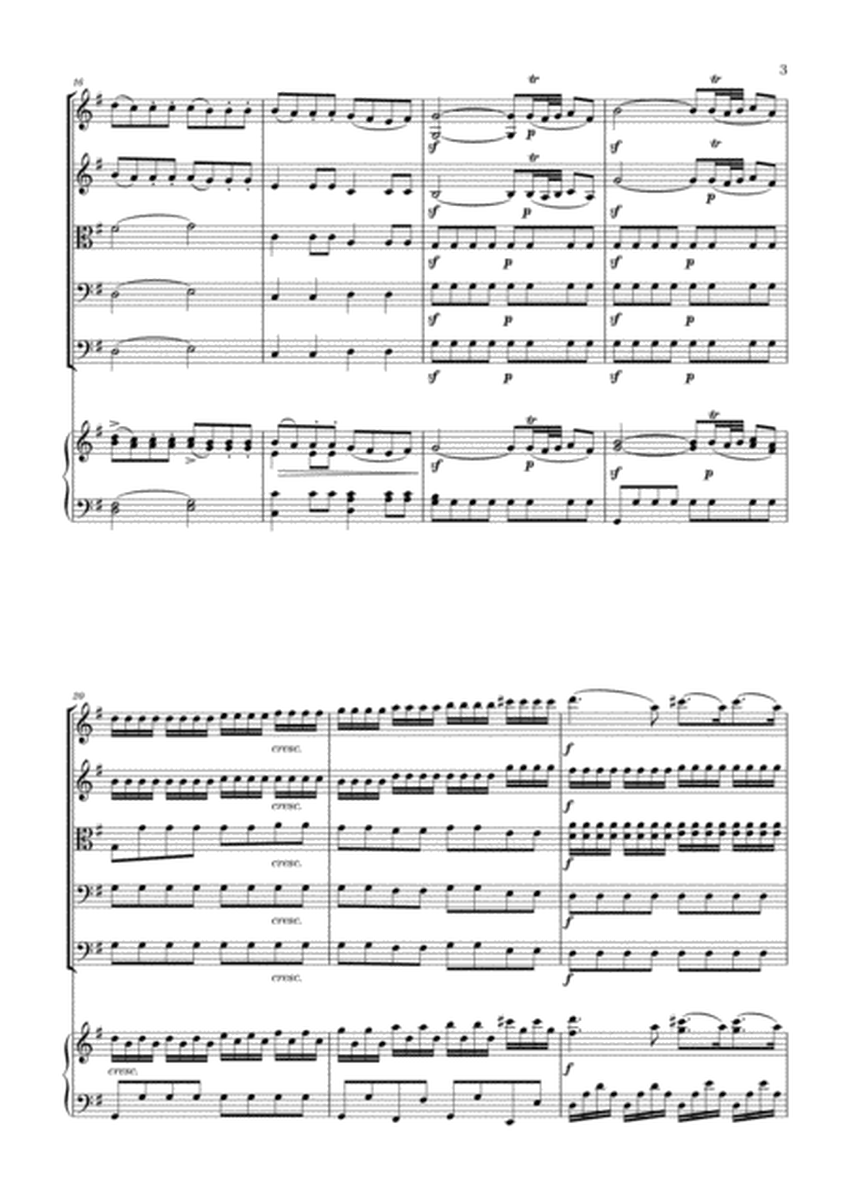 Eine Kleine Nachtmusik - String Quartet or Quintet and Piano image number null