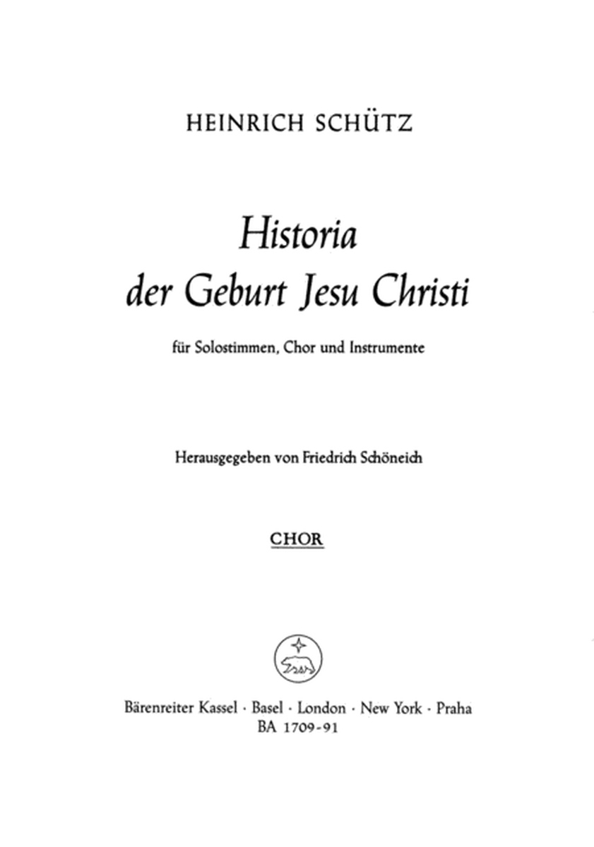 Historia der Geburt Jesu Christi SWV 435