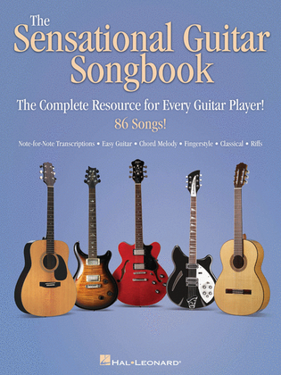 Book cover for The Sensational Guitar Songbook