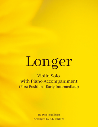 Book cover for Longer