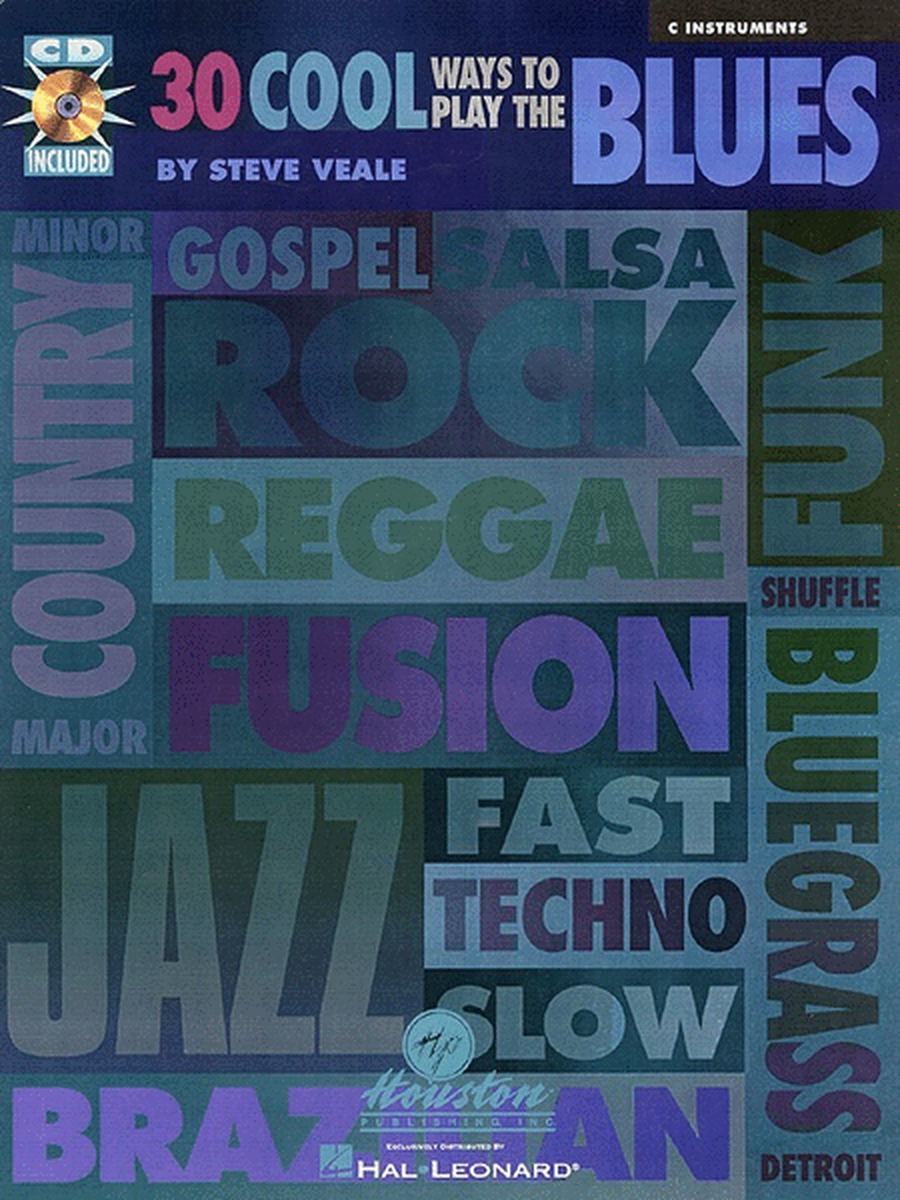 30 Cool Ways To Play The Blues C Book/CD