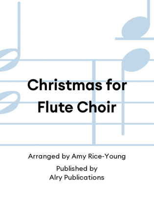 Book cover for Christmas for Flute Choir