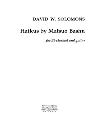 Book cover for Haikus by Matsuo Basho
