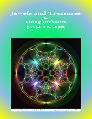 Book cover for Jewels and Treasures (for String Orchestra)