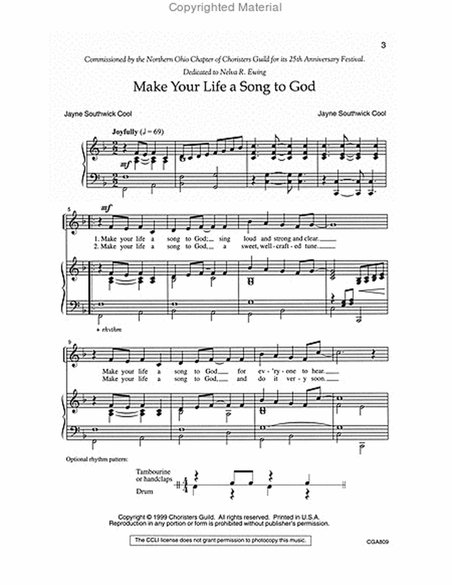 Make Your Life a Song to God