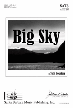 Book cover for Big Sky - SATB Octavo