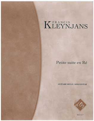 Book cover for Petite suite en Ré, opus 192